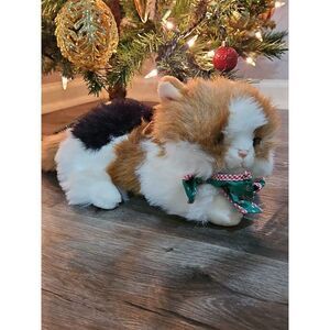 NWT "The Gingham Dog & the Calico Cat" Christmas Book/ Movie 1990 Cat Plush